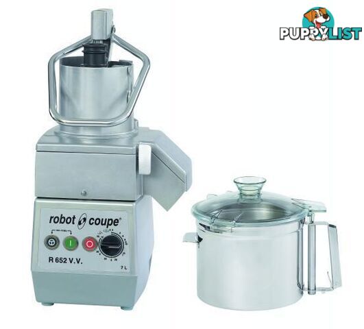 Food processors - Robot Coupe R652 V.V. - 7L food cutter/vegetable slicer - Catering Equipment