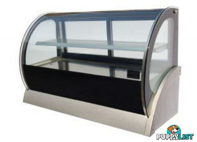 Heated displays - Anvil DGHC0540 - 1200mm curved countertop showcase - Catering Equipment