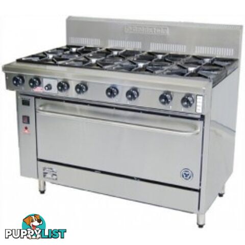 Oven ranges - Goldstein PFC-36G-2-40E - 2 gas burner, 900mm griddle wide convection oven range