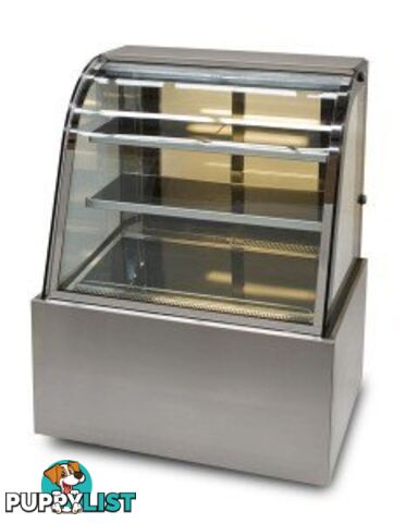 Refrigeration - Cake displays - Anvil DSC0740 - 1200mm, 3 tier, curved glass - Catering Equipment