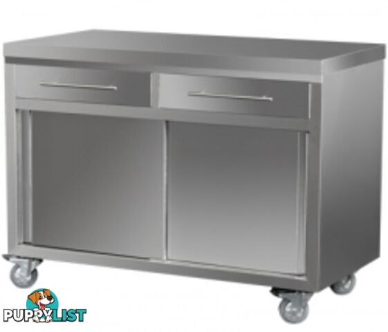 Stainless steel - Brayco CAB1200 - Stainless Steel Indoor Cabinet (1200mmLx610mmW) - Catering