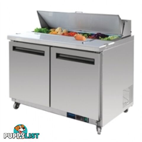 Refrigeration -  Polar GD882 -  2 Door Preparation Counter - Catering Equipment - Restaurant