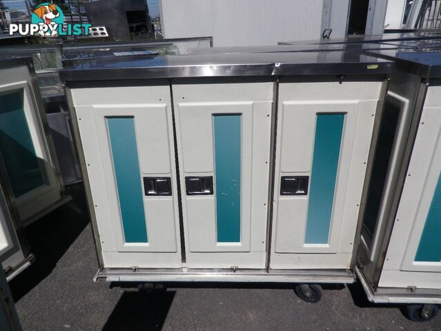 Caddy Ex-Hospital Banquet Carts - 3 Door, 24 Tray - Catering Equipment