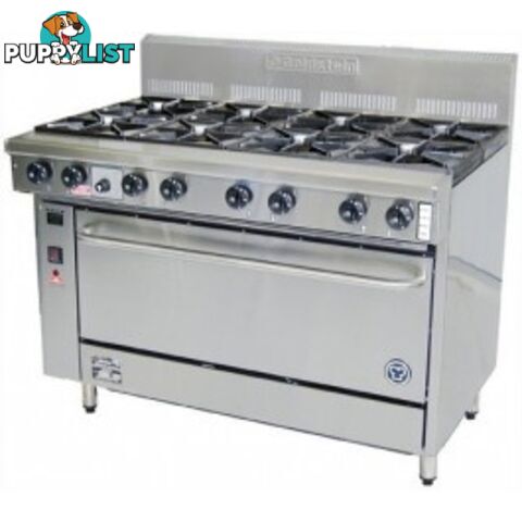 Oven ranges - Goldstein PFC-24G-4-40E - 4 gas burner, 600mm griddle wide convection oven range