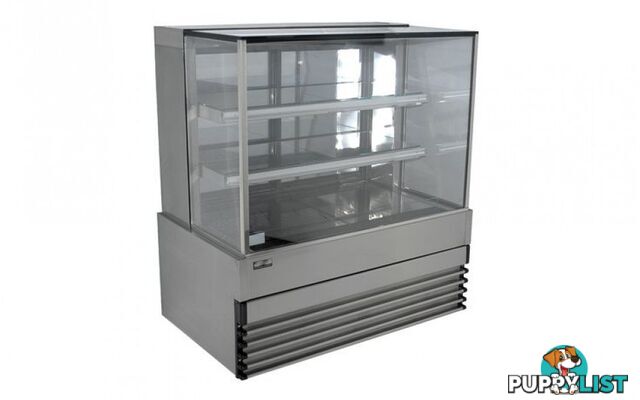 Cake displays - Koldtech KT.SQRCD.9 - 900mm, 3 tier, square glass - Catering Equipment - Restaurant