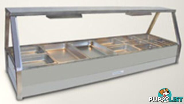 Bain maries - Roband E26/RD - 6 module straight glass hot food bar - Catering Equipment - Restaurant