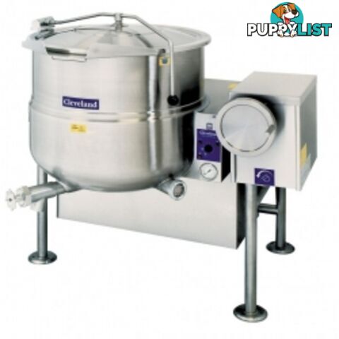 Boiling kettles - Cleveland KGL60T - 225L worm drive gas tilting kettle - Catering Equipment