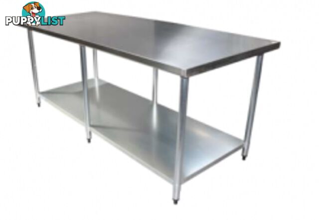 Stainless steel - Brayco 3636 - Wider Island Bench (914mmWx914mmL) - Catering Equipment