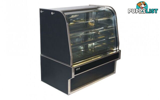 Cake displays - Koldtech KT.RCD.20 - 2000mm curved glass refrigerated display - Catering Equipment