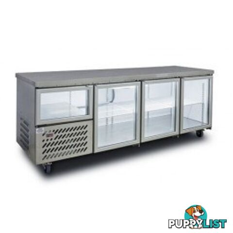 Refrigeration - Back bar chillers  - Anvil UBG6240 - 763L 2400mm glass door - Catering Equipment