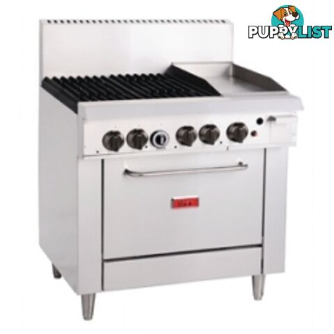 Oven ranges - Thor GH102 - 4 Burner, Gas Oven and 305mm Grill - Catering Equipment