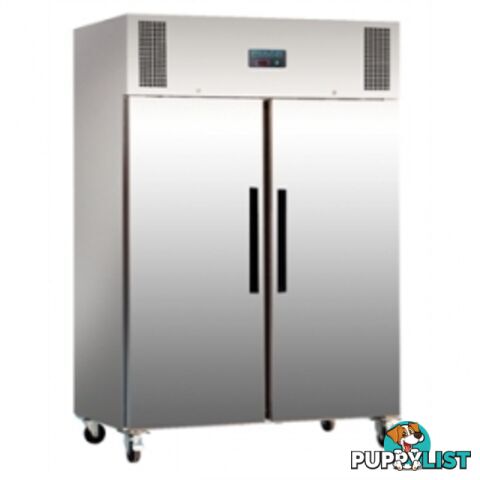 Refrigeration - Upright freezers - Polar DL896 - 2 Door 1200L Stainless Steel - Catering Equipment