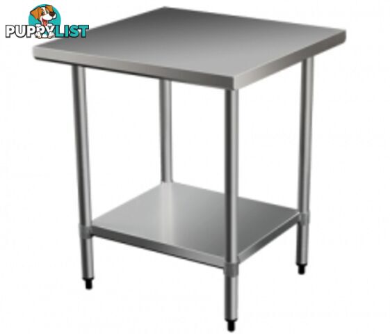 Stainless steel - Brayco 2424 - Flat Top Stainless Steel Bench(610mmWx610mmL) - Catering Equipment