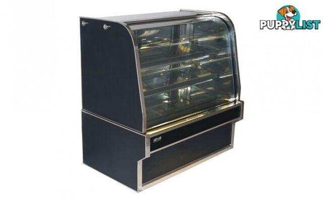 Ambient displays - Koldtech KT.NRCD.15 - 1500mm, curved glass, 3 tier - Catering Equipment