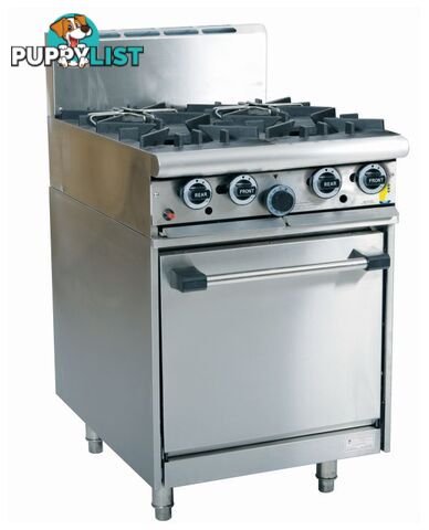 Oven ranges - Trueheat R60-4 - 4 gas burners oven range - Catering Equipment - Restaurant Equipment