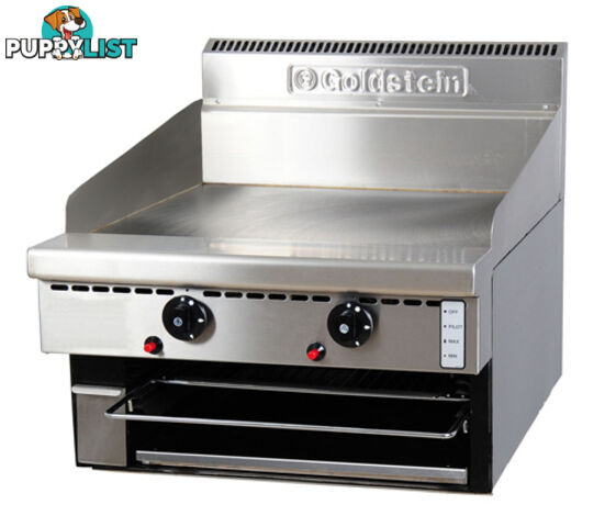 Toaster/grills - Goldstein GPEDB/ST-24 - 600mm electric griddle/toaster - Catering Equipment