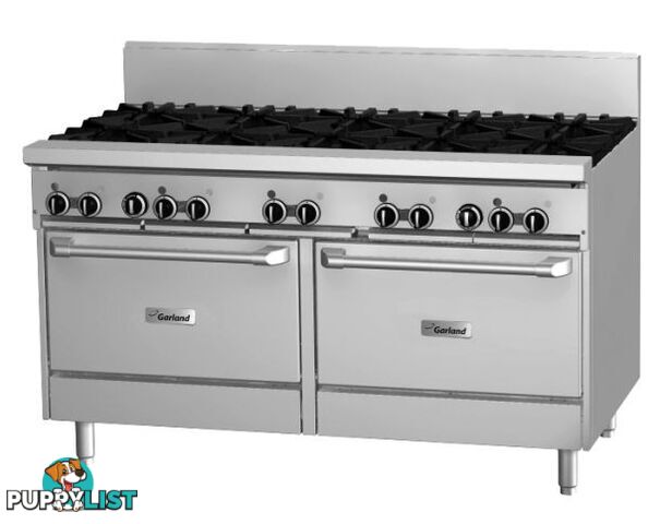 Oven ranges - Garland GFE60-10CR - 10  gas burners, convection oven range - Catering Equipment