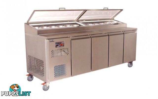 Refrigeration - Koldtech KT.PM.2286 - 4 door pizza preparation bench - Catering Equipment