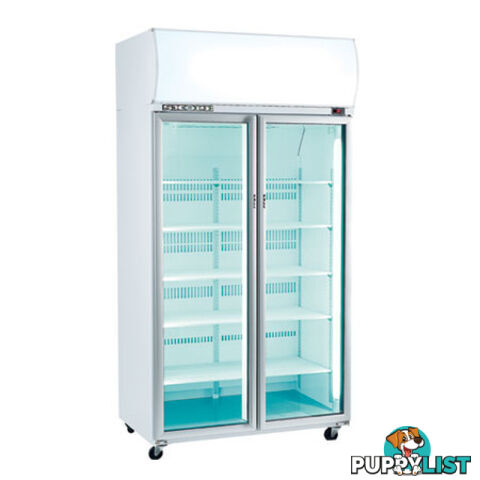 Refrigeration - Display chillers - Skope SK1000 - Double Glass Door 980L - Catering Equipment