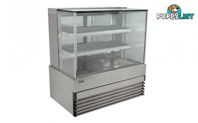 Ambient displays - Koldtech KT.NRSQCD.15 - 1500mm, 3 tier, square glass - Catering Equipment