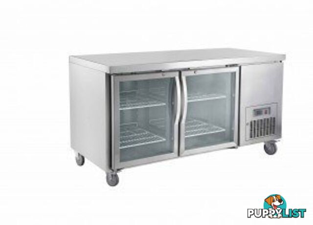 Refrigeration - Undercounters - Saltas CUG1500 - 2 glass door undercounter - Catering Equipment