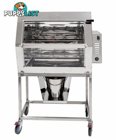 Rotisseries - Semak M24S - 24 bird manual electric supermarket rotisserie - Catering Equipment