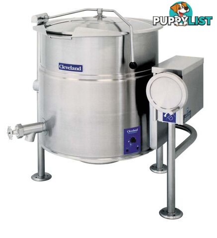 Boiling kettles - Cleveland KEL60T - 225L worm drive electric tilting kettle - Catering Equipment