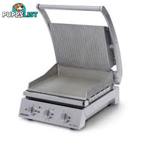 Contact grills - Roband GSA610R - 6 slice, ribbed top plate- Catering Equipment - Restaurant