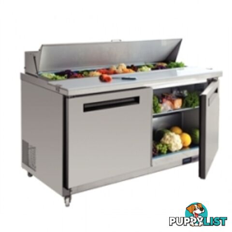 Refrigeration - Polar GD883 - 2 Door Preparation Counter - Catering Equipment - Restaurant Equipment