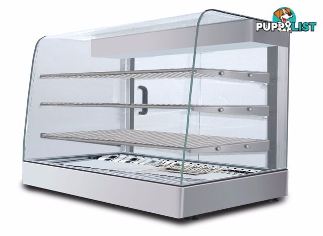 Pie warmers - Berjaya FW-5G - Curved glass 50 pie warmer - Catering Equipment - Restaurant Equipment