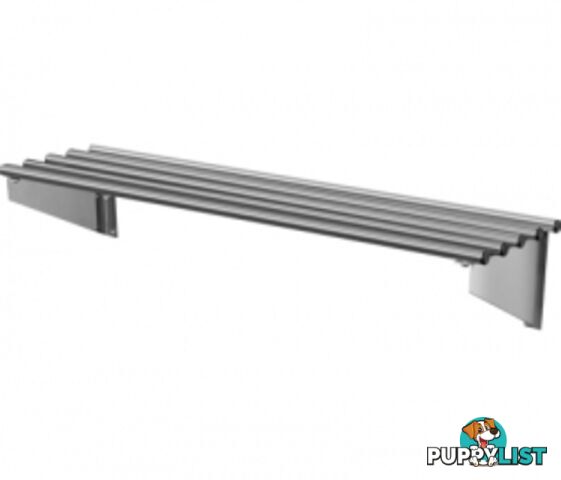 Stainless steel - Brayco PIPE1500 - Stainless Steel Pipe Shelf (1200mmLx300mmW) - Catering Equipment