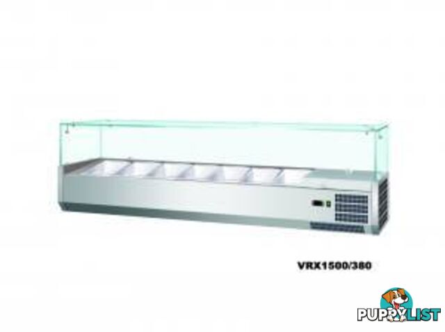 Refrigeration - Ingredient units - Saltas VRX1800 - 8 x 1/3GN pans 1800m- Catering Equipment