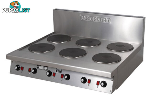 Cooktops - Goldstein PEB-6S - 6 burners electric cooktop - Catering Equipment - Restaurant Equipment