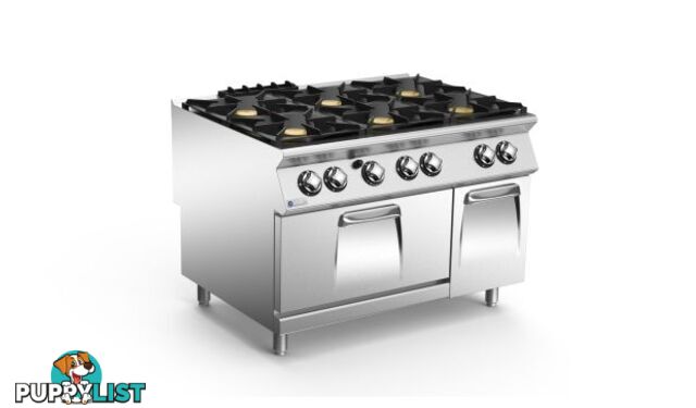 Oven ranges - Mareno ANC9FG12G52 - 6 burner gas oven range - Catering Equipment - Restaurant