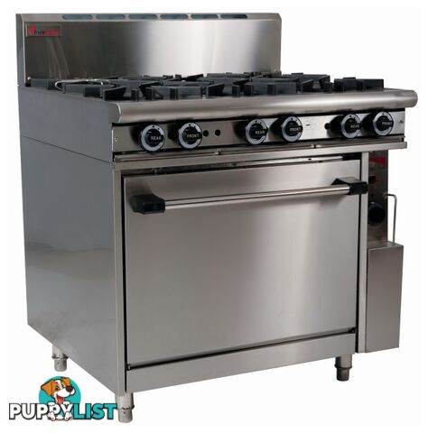 Oven ranges - Trueheat R90-6 - 6 gas burners oven range - Catering Equipment - Restaurant Equipment