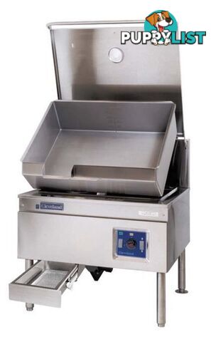 Bratt pans - Cleveland SGL30TR - 120L floor mounted electric tilting bratt pan - Catering Equipment