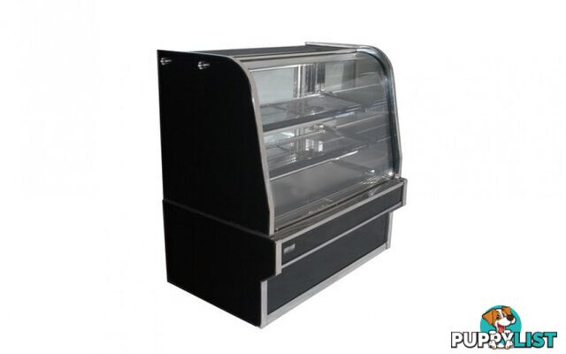 Heated displays - Koldtech KT.HCD.9 - 900mm, curved glass, 3 tier - Catering Equipment - Restaurant