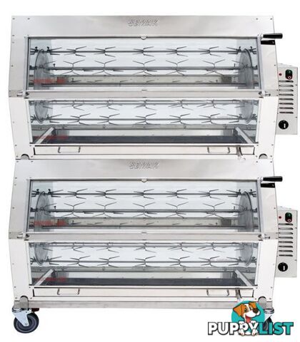 Rotisseries - Semak M60 - 60 bird manual electric rotisserie - Catering Equipment - Restaurant