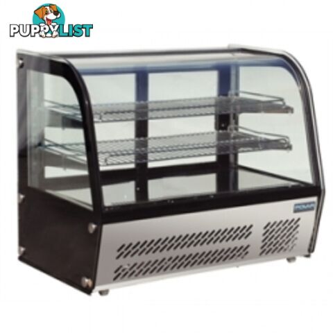 Refrigeration - Cake displays - Polar GC872 - Curved Glass Display Cabinet 100Ltr - Catering