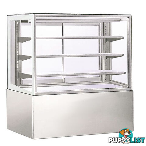 Refrigeration - Cake displays - FSM DCC2400-3 - Square glass display cabinet - Catering Equipment