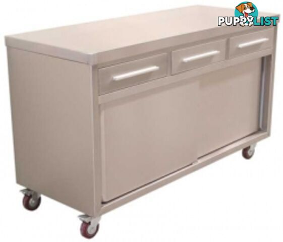 Stainless steel - Brayco CAB1500 - Stainless Steel Indoor Cabinet (1500mmLx610mmW) - Catering