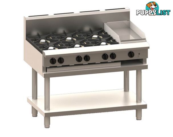 Cooktops - CS-6B3P - 6 burner, 300mm hotplate - Catering Equipment - Restaurant Equipment