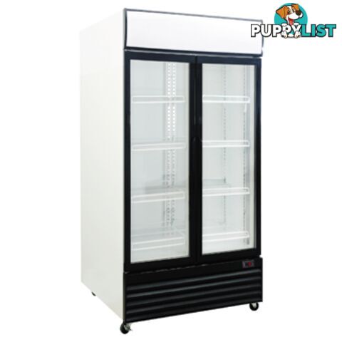 Display chillers - Exquisite DC1000P - 1000L upright display fridge - Catering Equipment