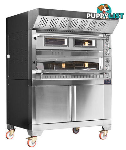 Pizza ovens - Fornitalia MG1 105/70 - Single deck electric pizza oven - Catering Equipment