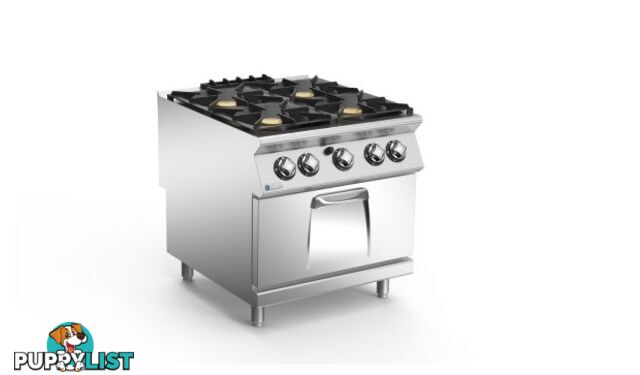 Oven ranges - Mareno ANC9FG8G48 - 4 burner gas oven range - Catering Equipment - Restaurant