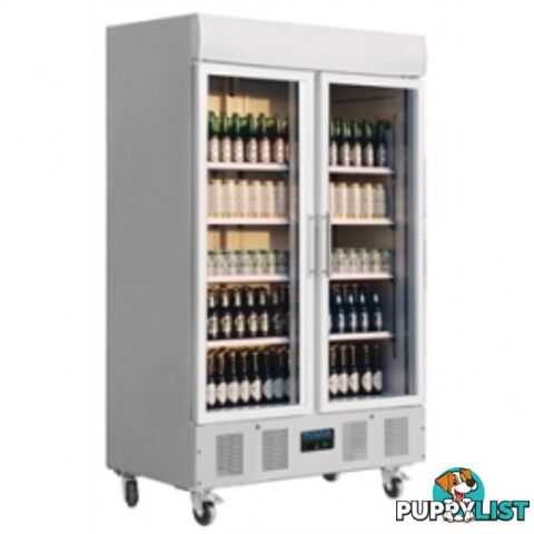 Refrigeration - Display chillers - Polar CD984 - Two Door Upright Display Cabinet 944L - Catering