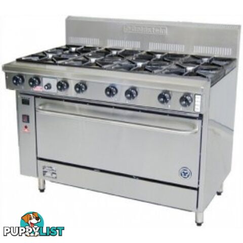 Oven ranges - Goldstein PF-24G-4-40 - 4 gas burner, 600mm griddle wide oven range - Catering