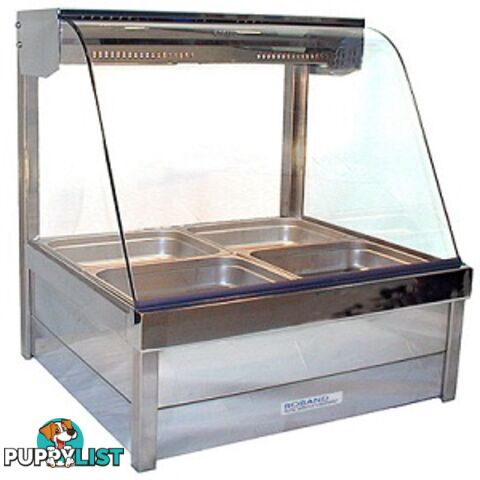 Bain maries - Roband C22/RD - 2 module curved glass hot food bar - Catering Equipment - Restaurant