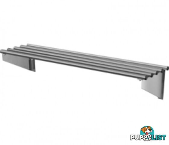 Stainless steel - Brayco PIPE1200 - Stainless Steel Pipe Shelf (1200mmLx300mmW) - Catering Equipment