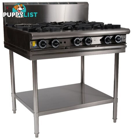 Cooktops - Trueheat T90-2-60GR - 2 gas burners, 600mm griddle oven range - Catering Equipment